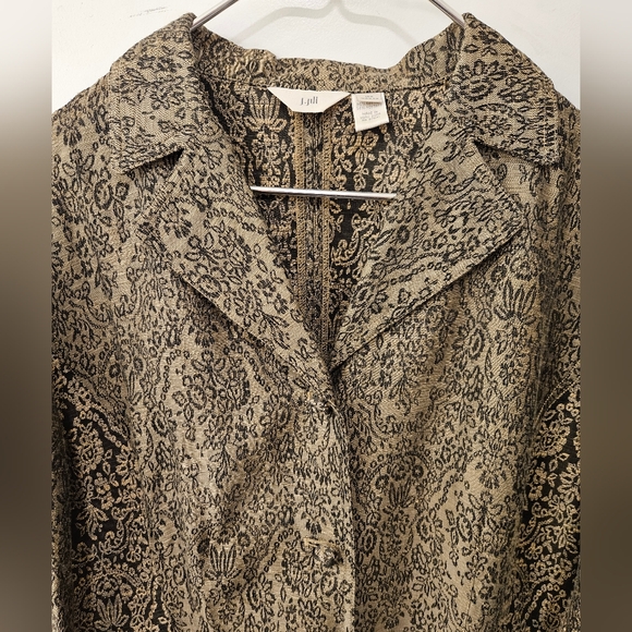 NWOT - J. Jill Tapestry Dark Bronze Blazet - Size 18W - Picture 4 of 11